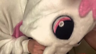Nicole and Alex - Fucked my stepsister and cum in her pussy. Close-up of pussy with cum.